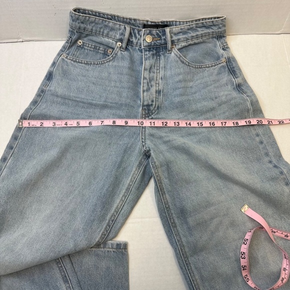 White Fox Come Through Flare Mid Rise Jeans size Small - Picture 9 of 10